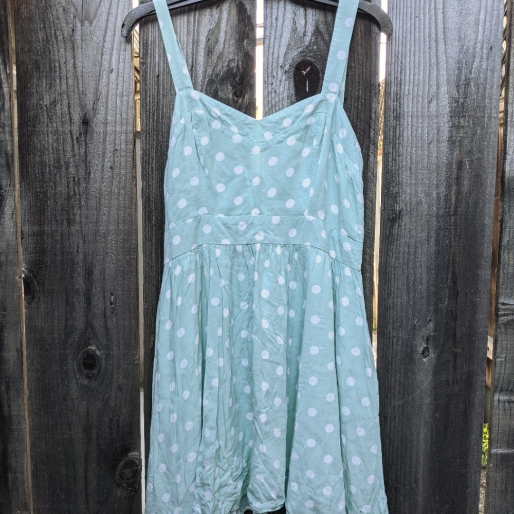 MINKPINK Mint Polkadot Dress